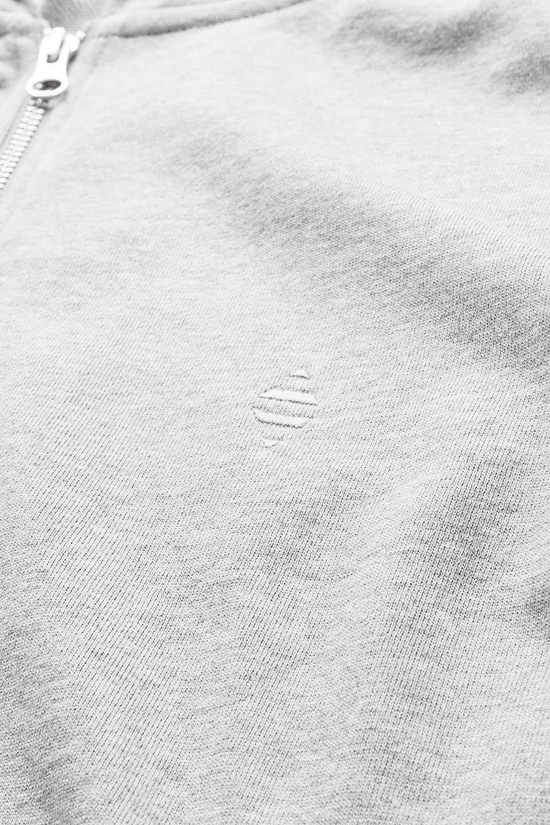Panos Emporio  Organic Cotton Element Hoodie, Grey Melange