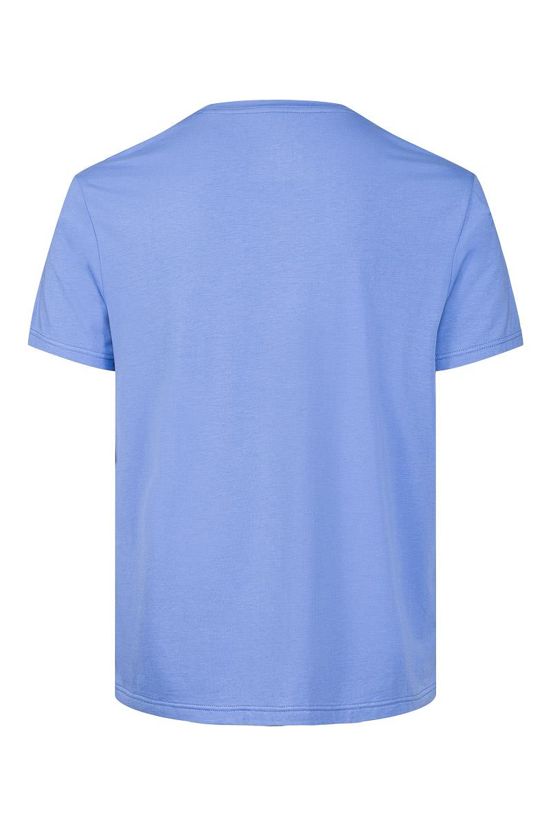 Panos Emporio  Eco Bamboo and Organic Cotton T-shirt Crew, Colour:  Light Blue