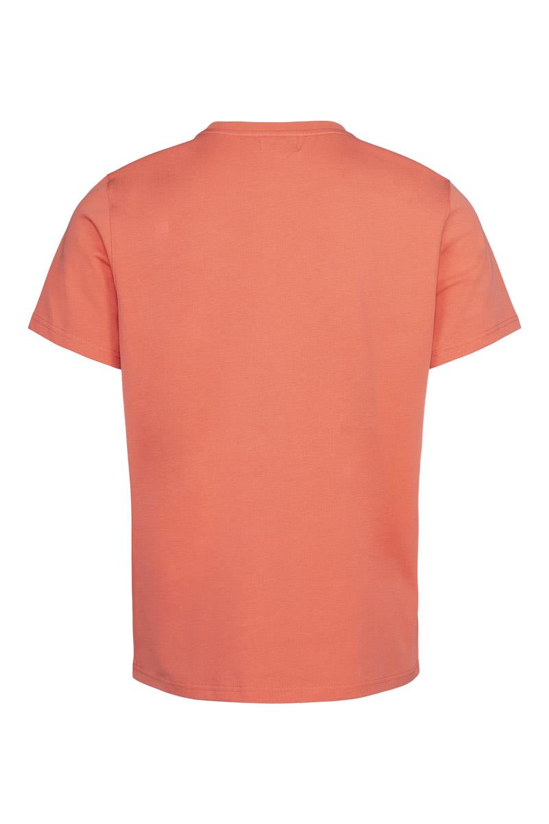 Panos Emporio  Organic Cotton Element T-Shirt, Colour: Coral