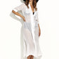 100% Cotton Ismene Cover Up Dress, White