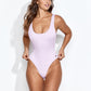 Thyme Sienna High Cut Swimsuit, Soft Lilac