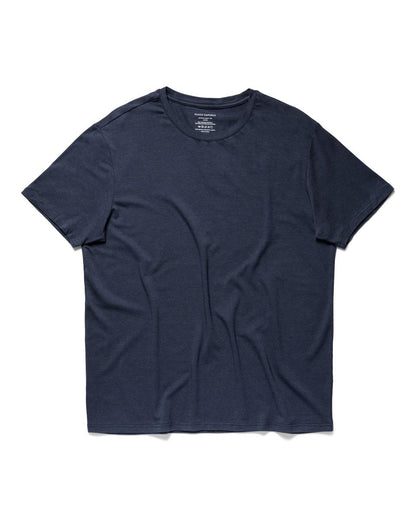 Panos Emporio  Eco Bamboo and Organic Cotton T-shirt Crew, Navy