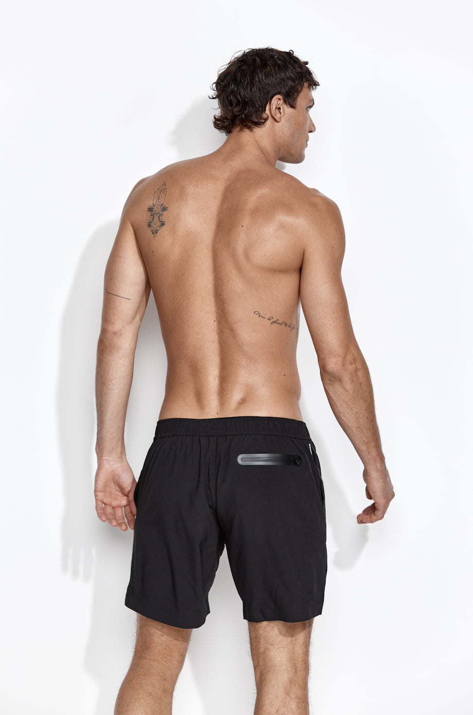Tech Board Shorts, Black.