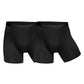 Eco Silky Smooth Boxer Brief 2 pack, Black