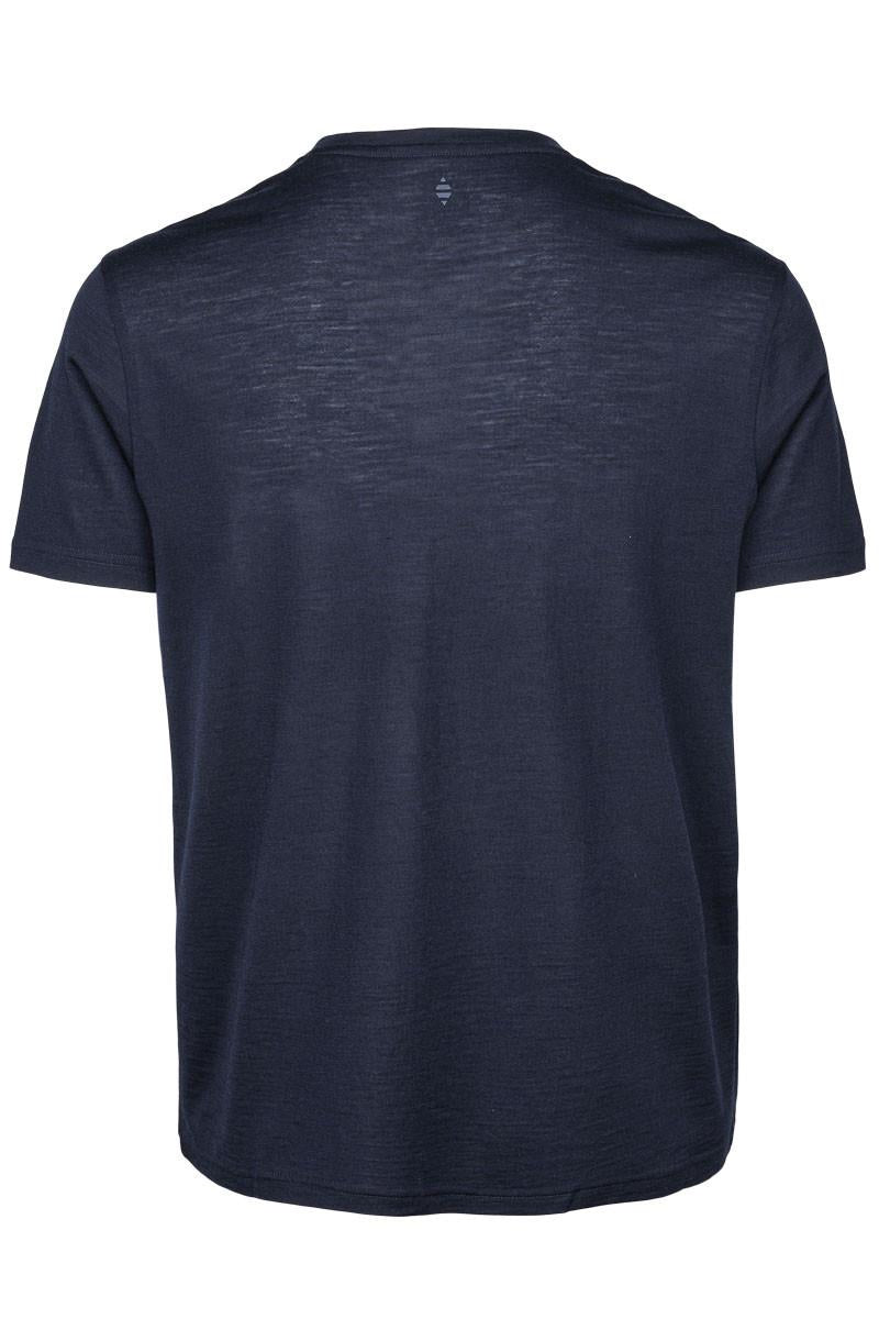Panos Emporio  Eco Merino Wool T-Shirt, Navy