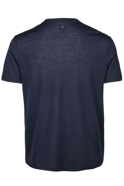 Panos Emporio  Eco Merino Wool T-Shirt, Navy
