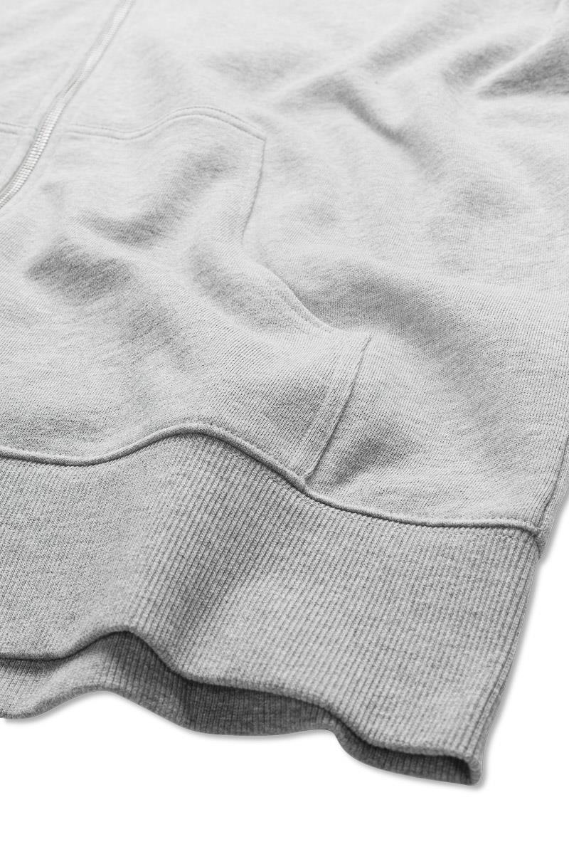 Panos Emporio  Organic Cotton Element Hoodie, Grey Melange