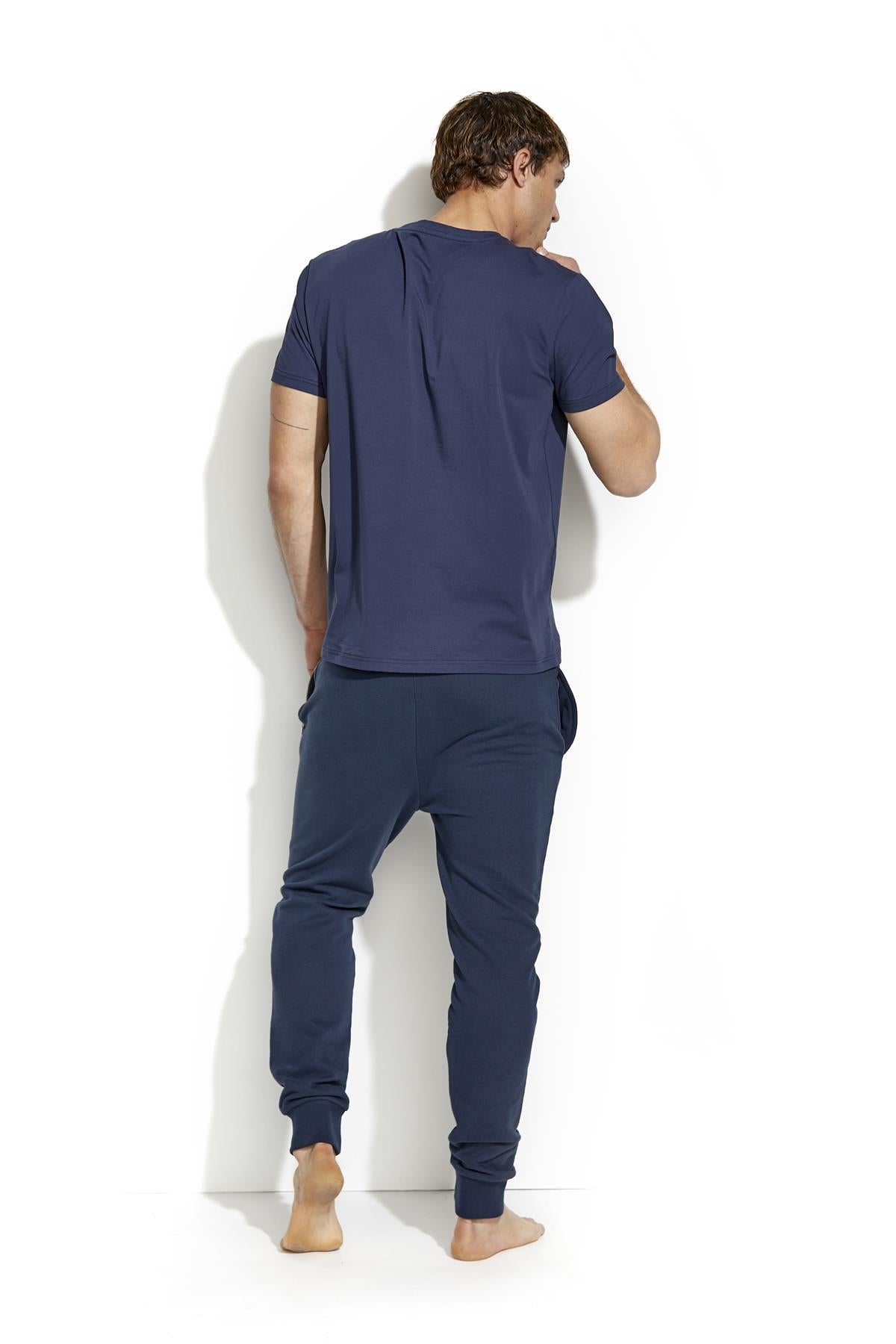 Panos Emporio  Organic Cotton T-Shirt, Navy