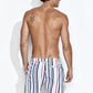 Classic Swimming Trunks, Multi Stripe