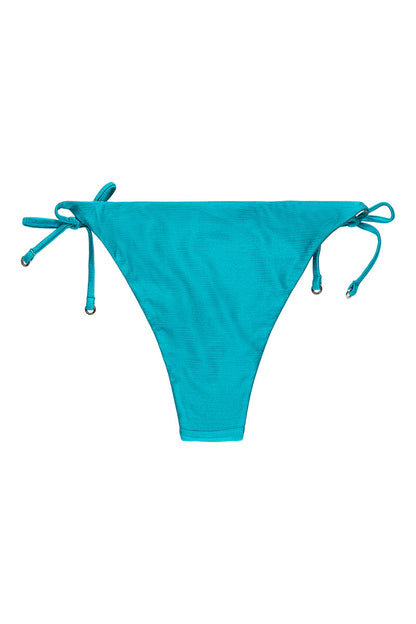 Panos Emporio  Iliana Reversible Side Tie Bikini Brief, Earth Green/Capri Blue