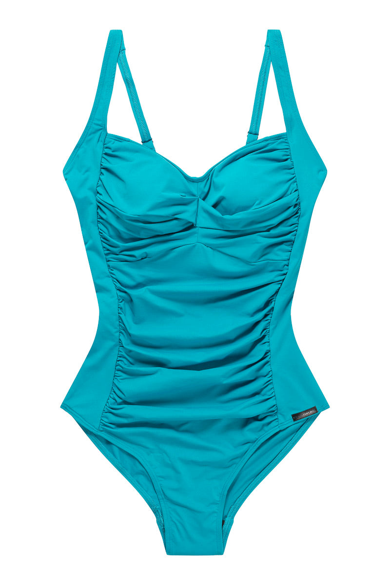 Recycled Shaping Potenza Swimsuit, Capri Blue