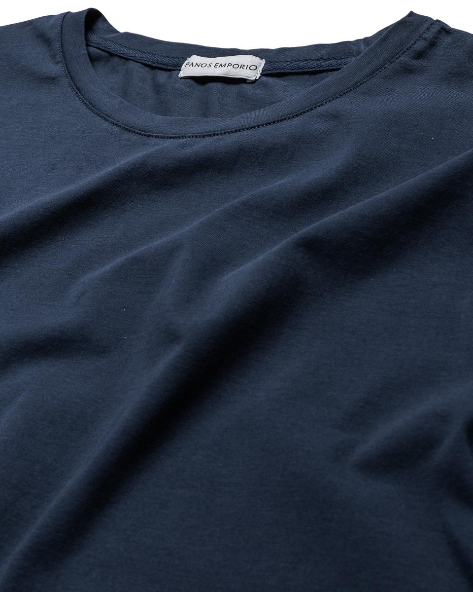 Panos Emporio  Organic Cotton T-Shirt, Navy