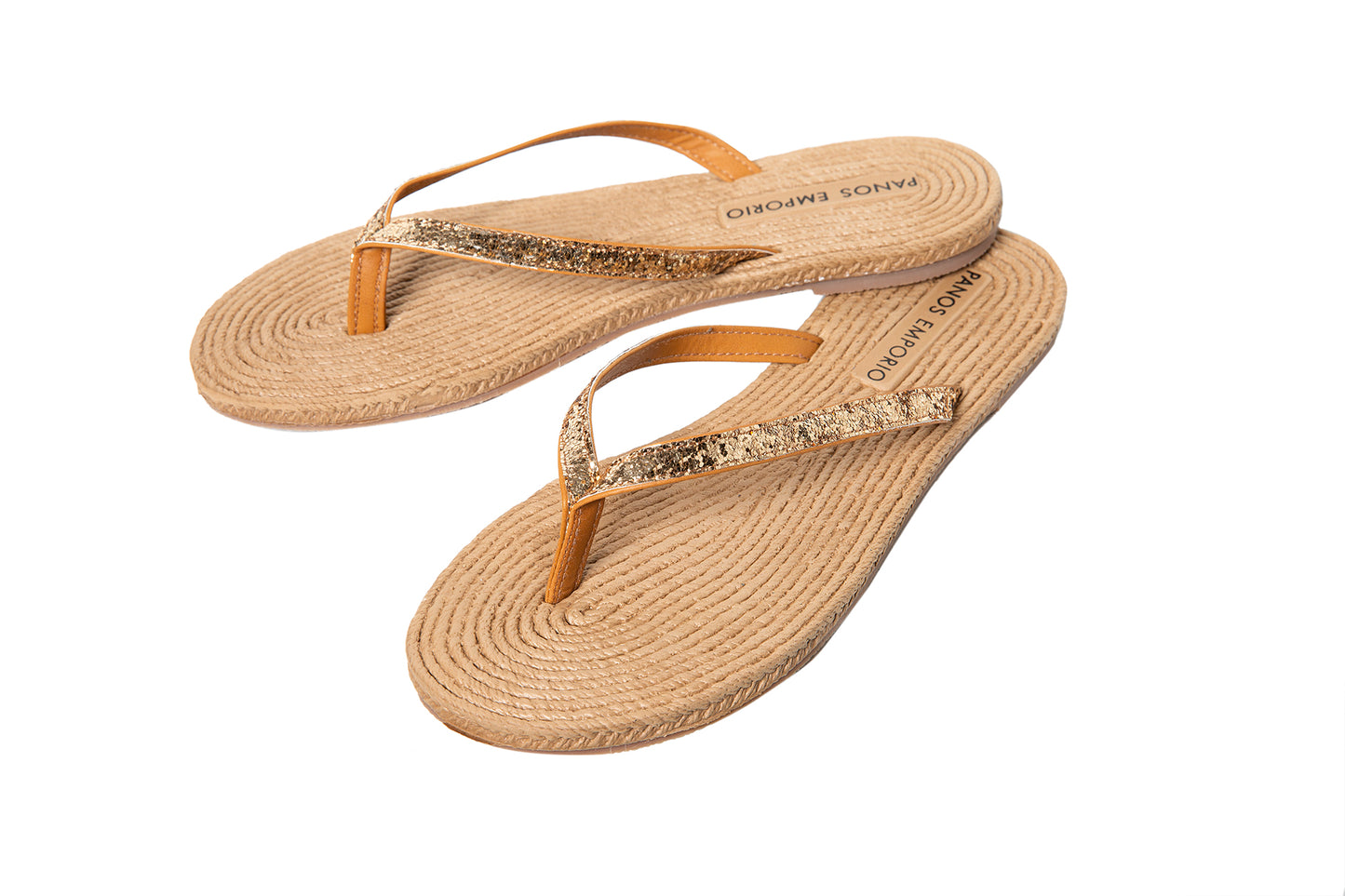 Charlize Gold Glitter Flip Flop