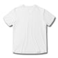 Eco Bamboo and Organic Cotton V Neck T-shirt Crew, White