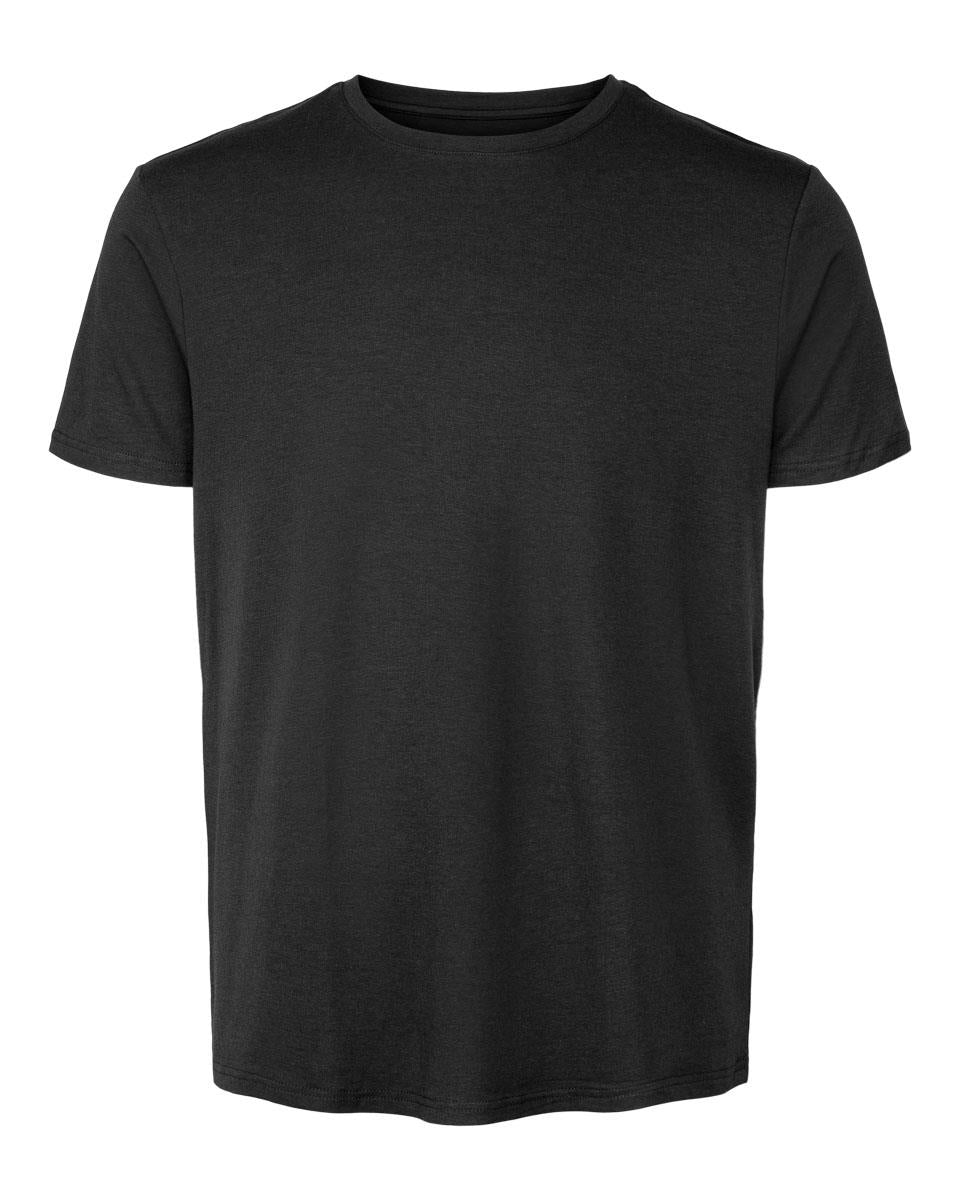 Panos Emporio  Eco Bamboo and Organic Cotton T-shirt Crew, Black