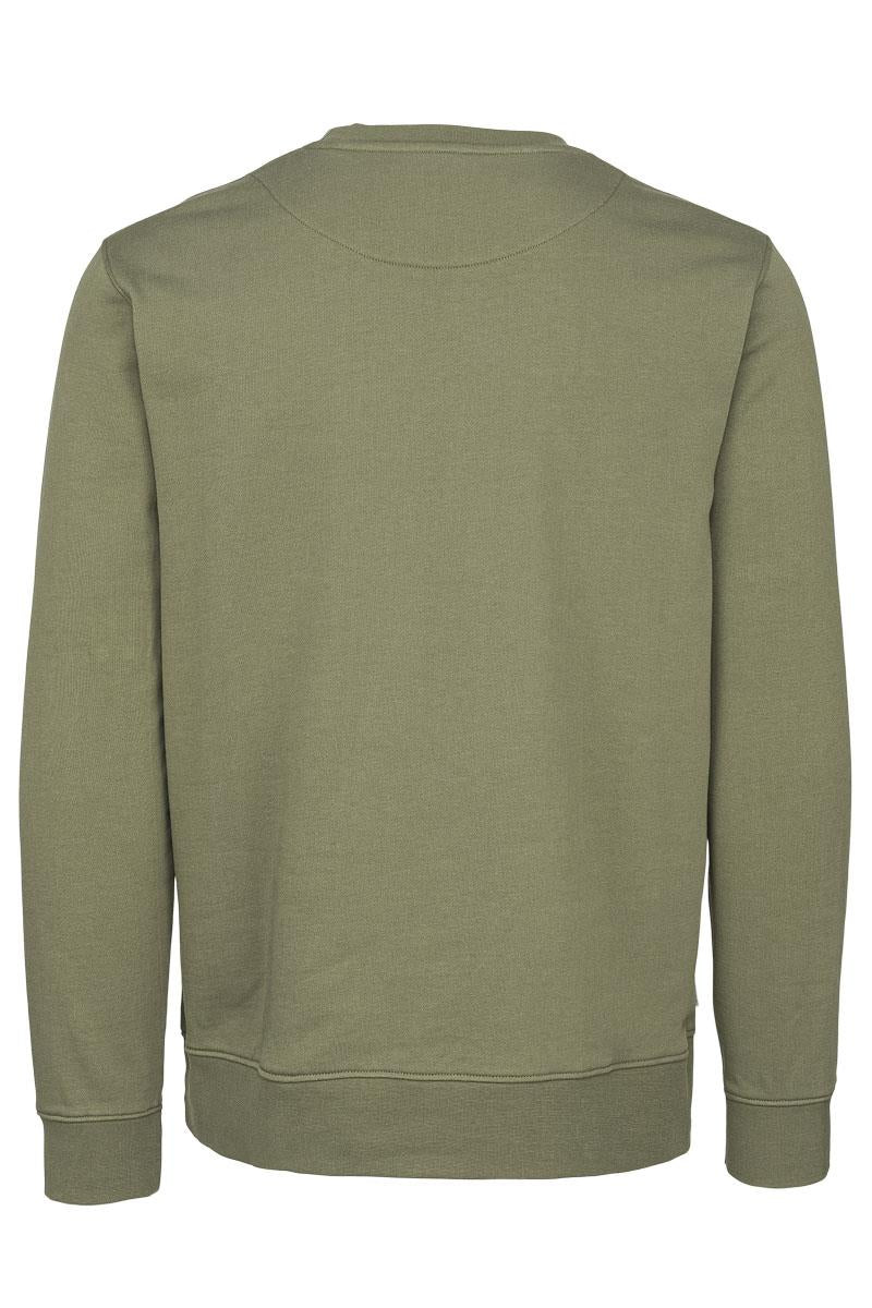 Organic Cotton Element Sweater, Olive