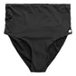 Recycled Chara Fold Over Bikini Brief, Black