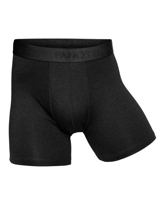 Panos Emporio Eco Base Bamboo and Organic Cotton Boxer - 5 Pack, Black