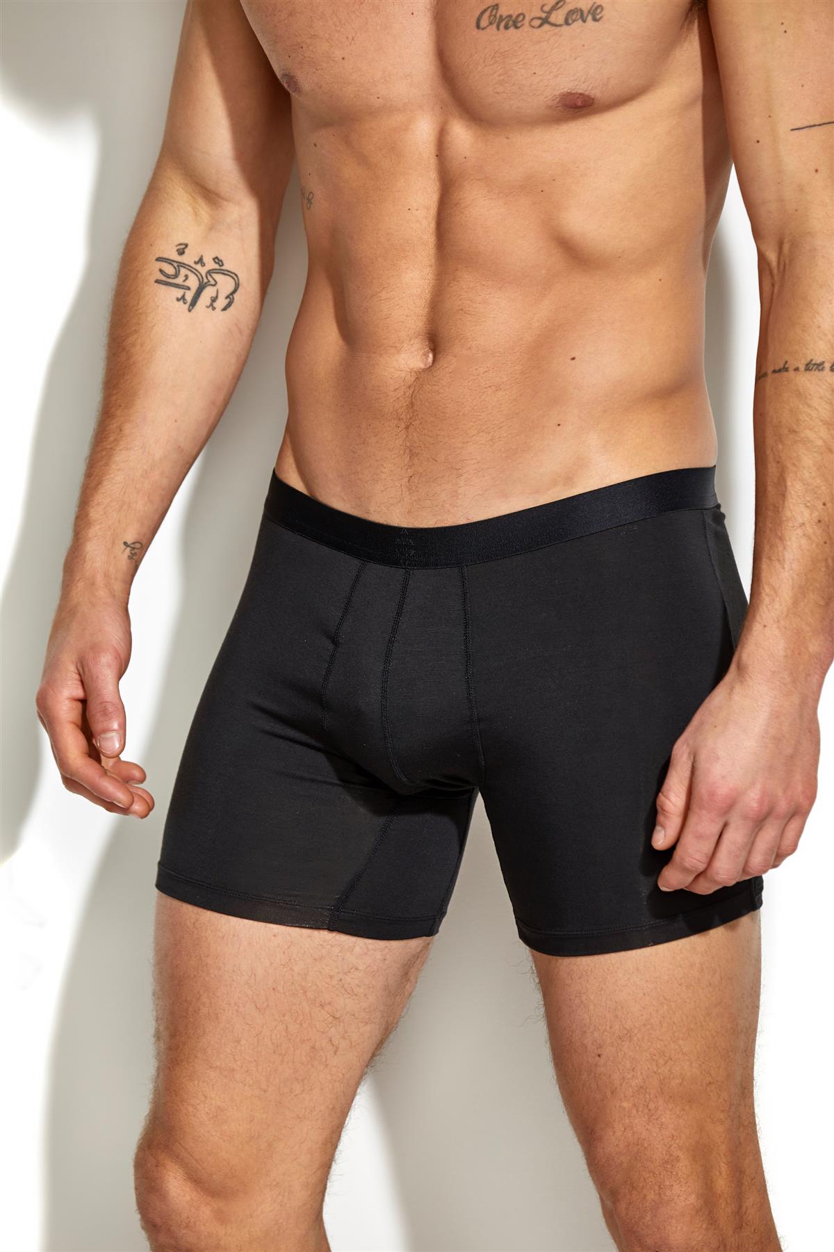 Panos Emporio EcoVero Boxers - 2 Pack, Black