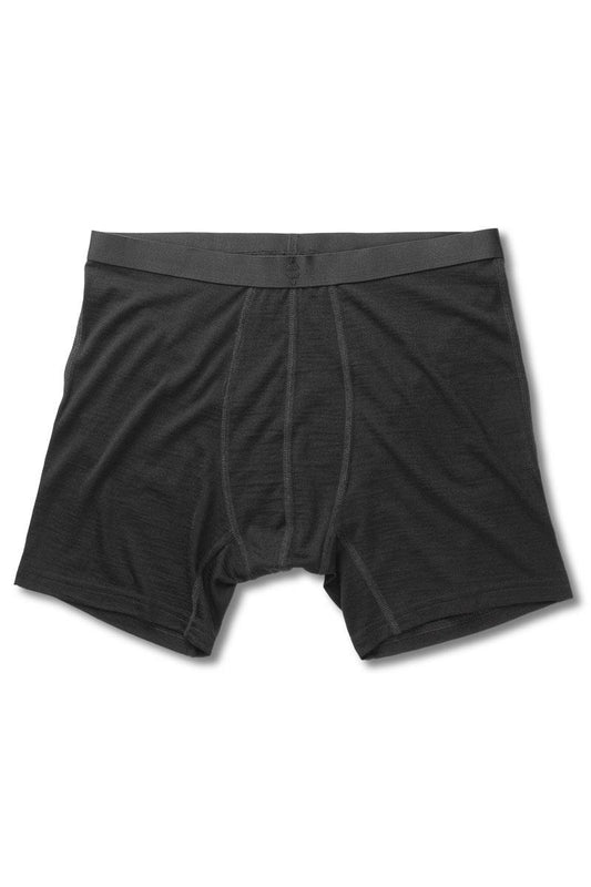 Panos Emporio Eco Breathe Merino Wool Boxer Briefs, Black