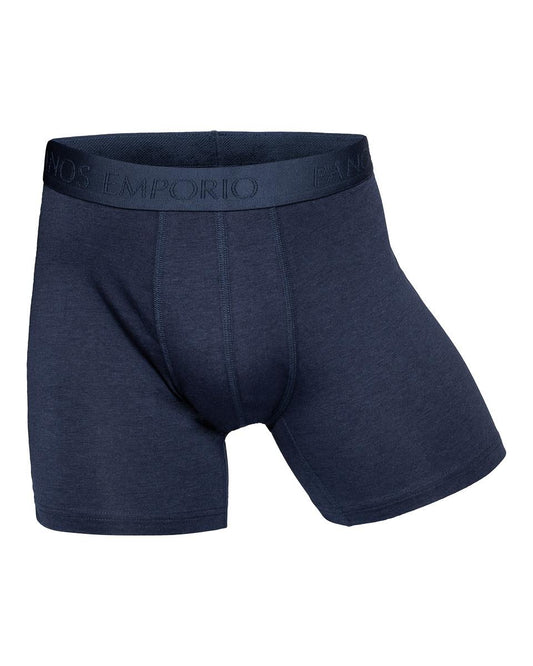 Eco Base Bamboo and Organic Cotton Boxer 3 Pack, Colour:  Navy