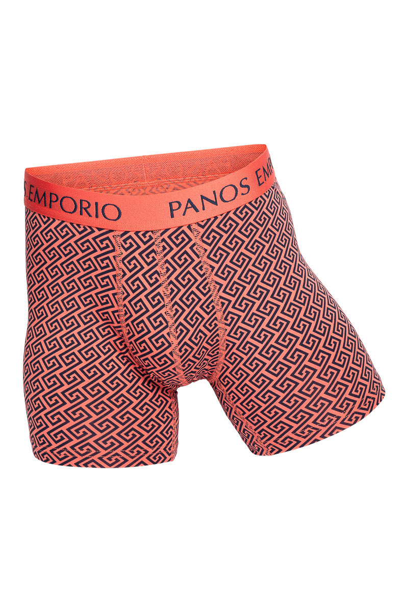 Eco Base Bamboo and Organic Cotton Boxer 5 Pack, Aztek Orange