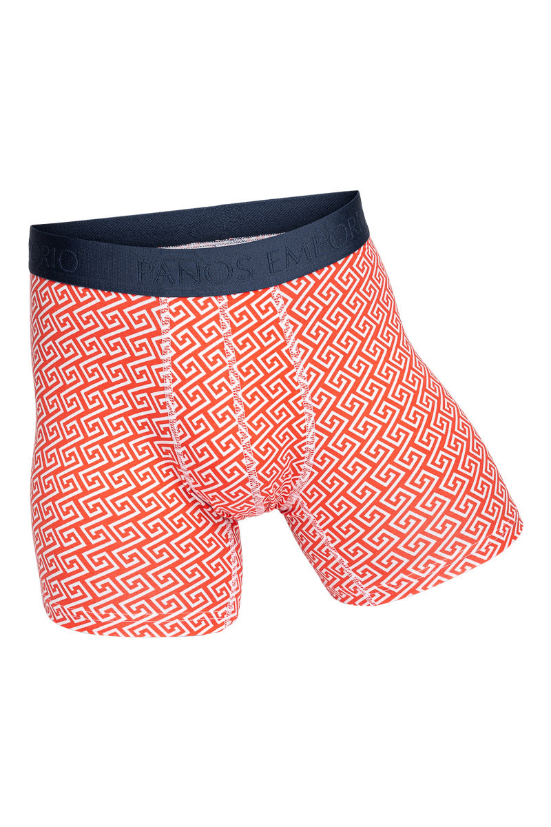 Eco Base Bamboo and Organic Cotton Boxer 5 Pack, Aztek Orange