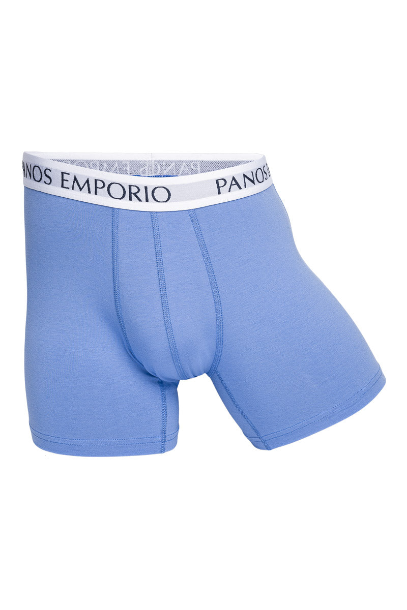 Eco Base Bamboo and Organic Cotton Boxer 5 Pack, Symbol Blue