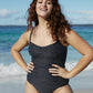 Shaping Potenza Swimsuit, Black Dot