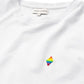 Organic Cotton Element T-Shirt, Love and Pride White