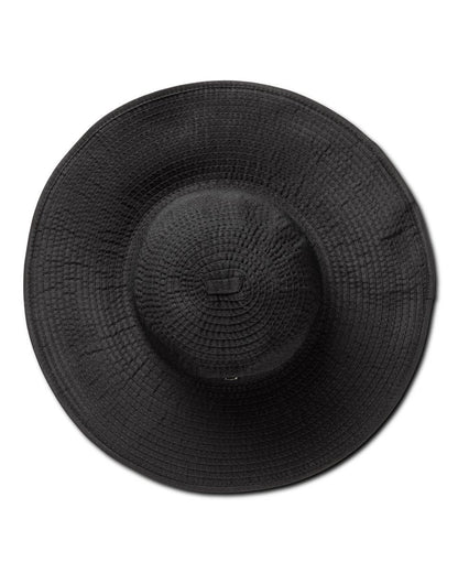 Mykonos Floppy Sun Hat, Black.