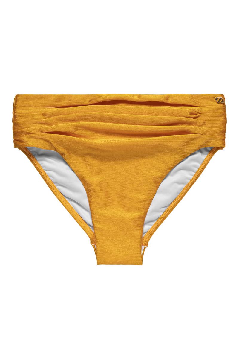 High Waisted Olympia Bikini Brief, Amber.