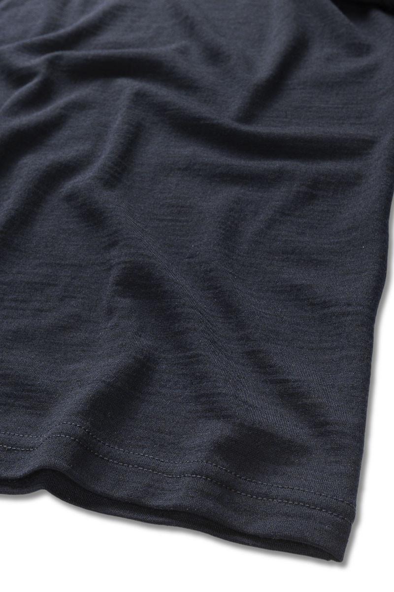 Panos Emporio  Eco Merino Wool T-Shirt, Navy