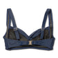 Recycled Twisted Medea Bikini Top, Navy