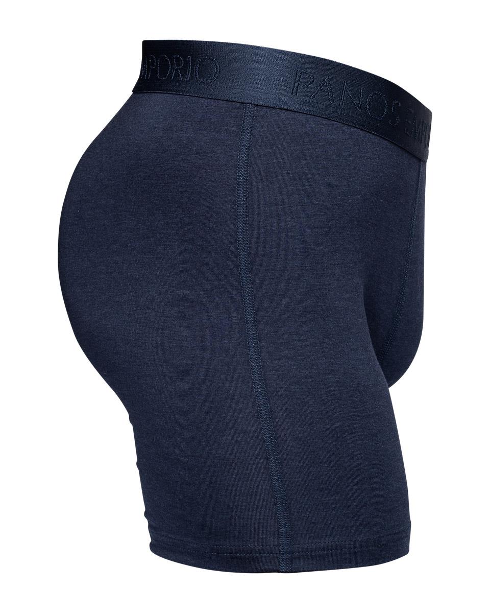 Panos Emporio  Eco Base Bamboo and Organic Cotton Boxer 3 Pack, Colour:  Navy