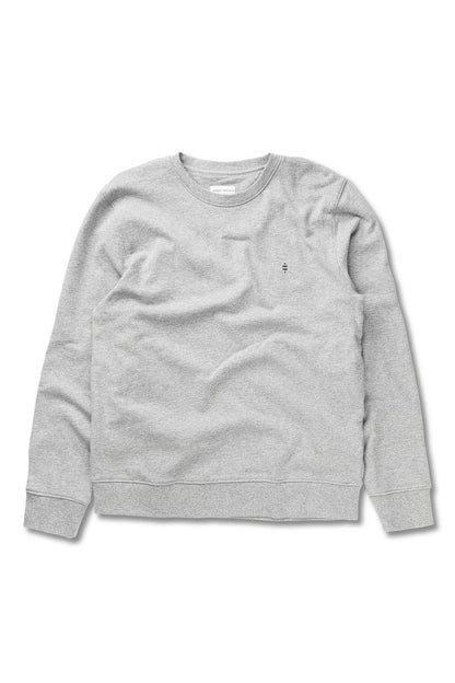 Panos Emporio  Organic Cotton Element Sweater, Grey Melange