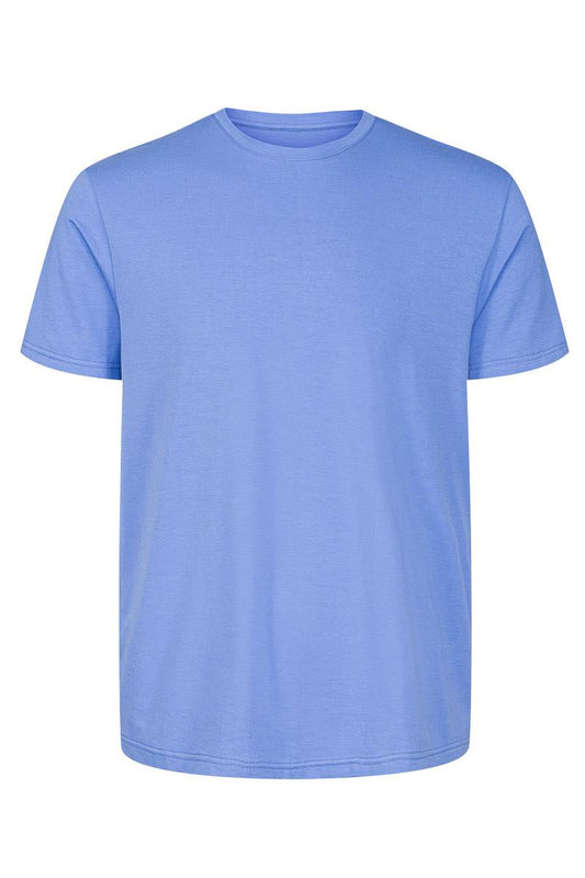 Panos Emporio  Eco Bamboo and Organic Cotton T-shirt Crew, Colour:  Light Blue