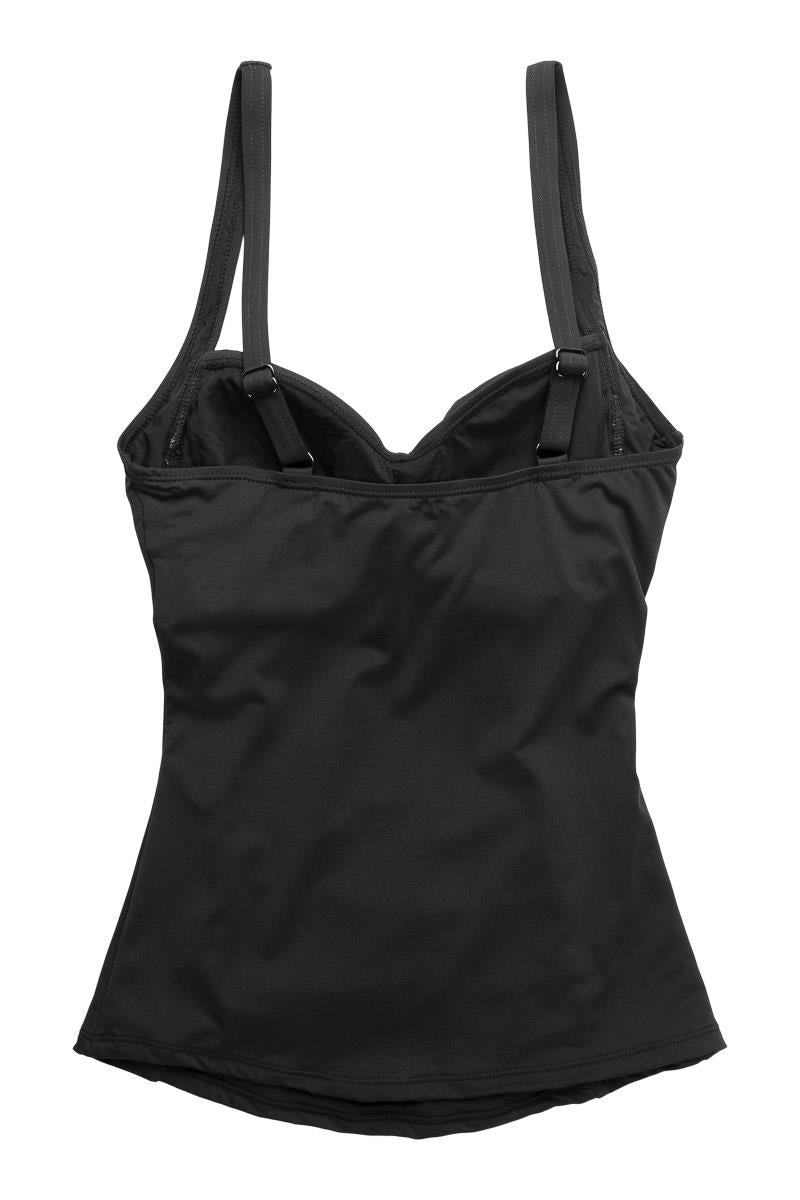 Recycled Ravenna Tankini, Black.