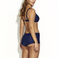 Recycled Agape Bikini Short, Navy