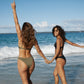 Thyme Xenia Bikini Bottom, Green