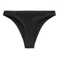 Thyme Iris Bikini Bottom, Black