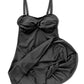 Delos Skirted Swimsuit, Black