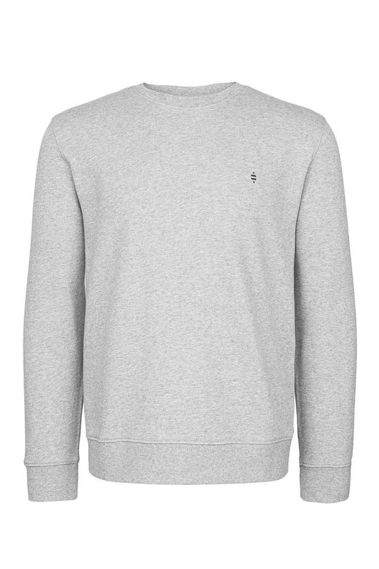 Panos Emporio  Organic Cotton Element Sweater, Grey Melange