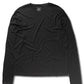 Eco Merino Wool Long Sleeve Top, Black